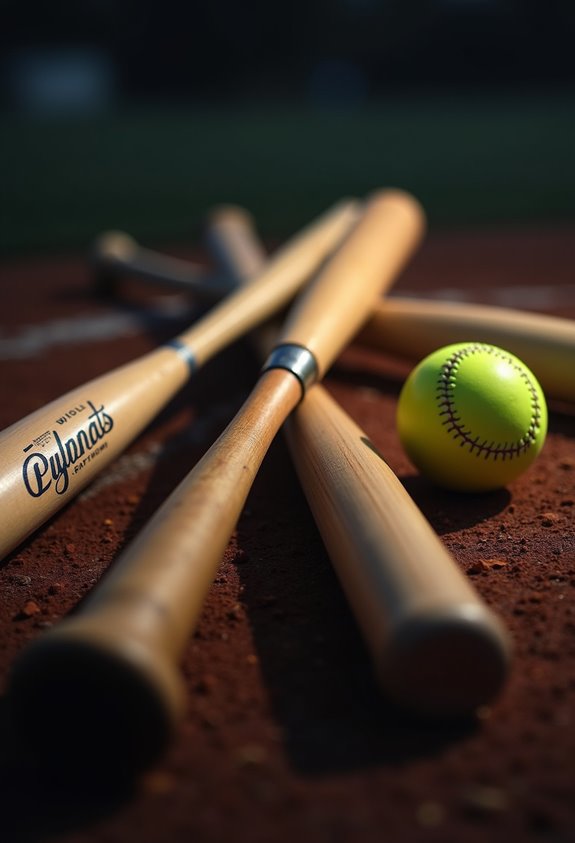 custom softball bat selection