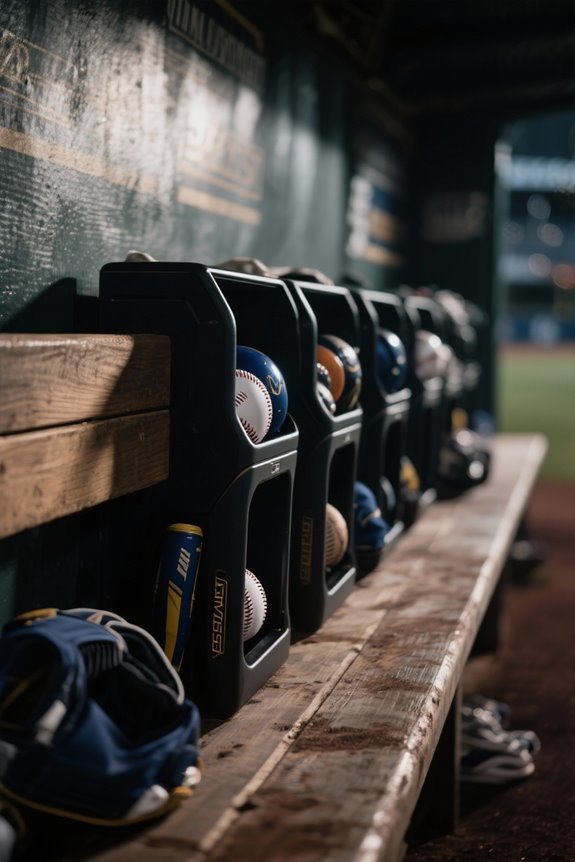 durable accessible dugout organizers