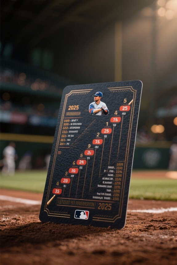 durable portable batting cards