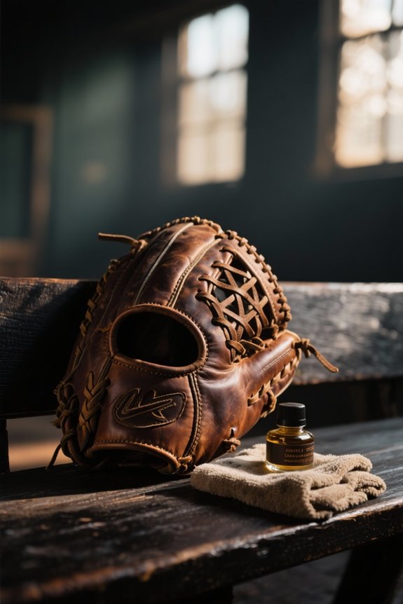 proper leather glove drying