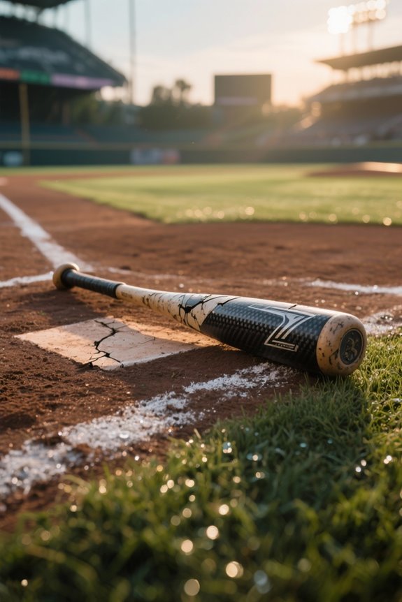 repairing cracked composite bat
