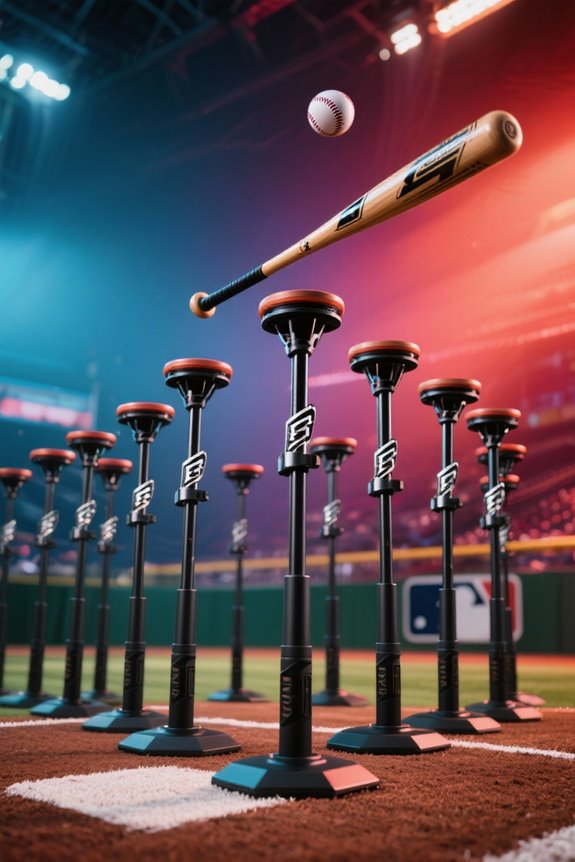top adjustable batting tees