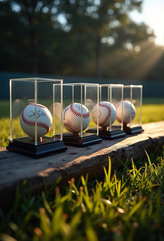 top baseball display cases