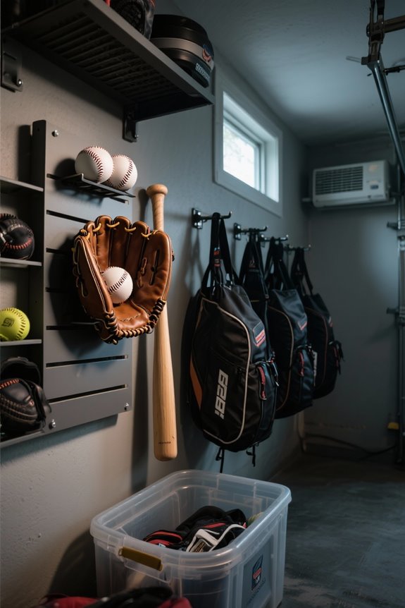 winter storage for baseball