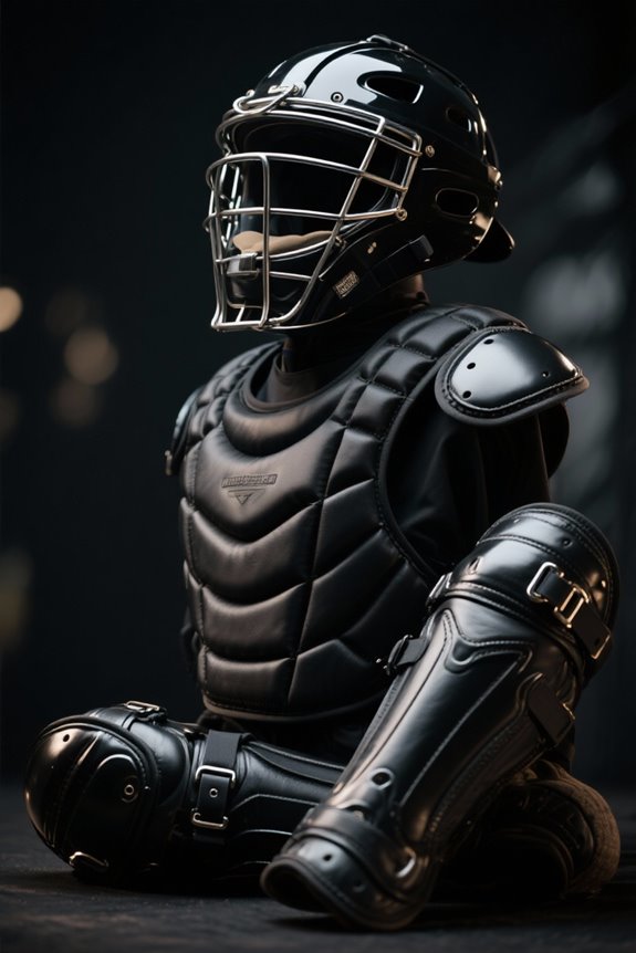 youth catcher gear protection